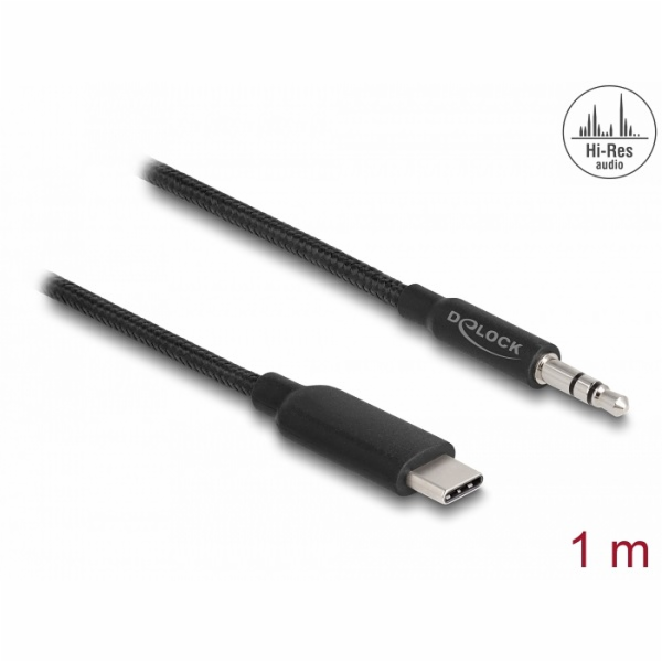 Delock Stereofonní audio kabel ze zástrčky USB Type-C™ na...