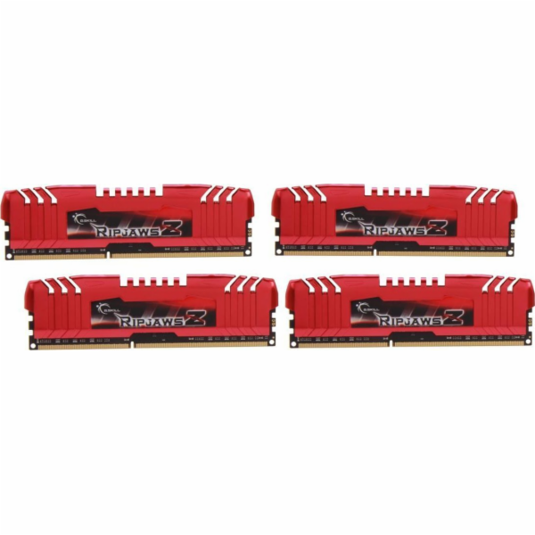 G.Skill 32GB DDR3-1600 CL10 RipjawsZ paměťový modul 4 x 8...