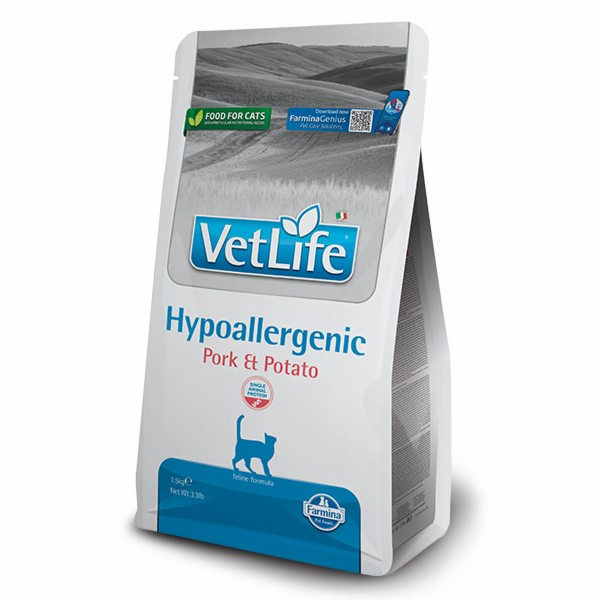 ARMINA VET LIFE NAT CAT HYPO PORK POTAT