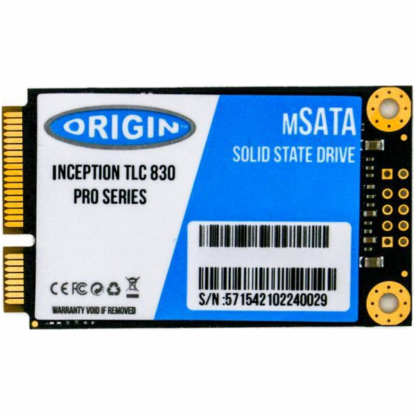 SSD Origin Storage 512GB 3D TLC/MSATA