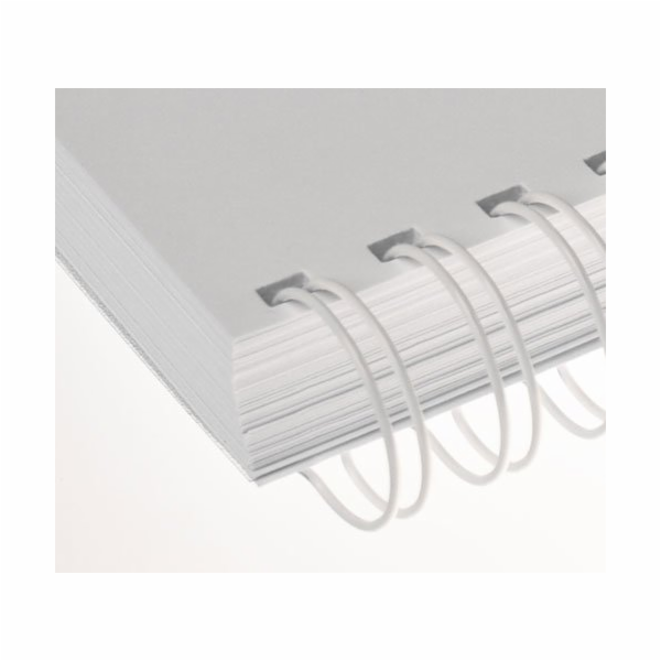 Vázací hřbet RENZ kovový (2/1") A4 průměr 6,9mm bílý 100ks