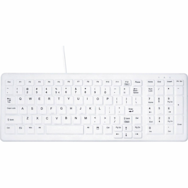 Aktivní klávesnice AK-C7000 drátová bílá DE (AK-C7000F-U1...