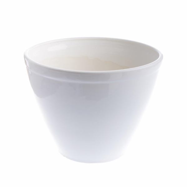 Hrnec Agava 10010003, keramika, V 21 cm, bílý