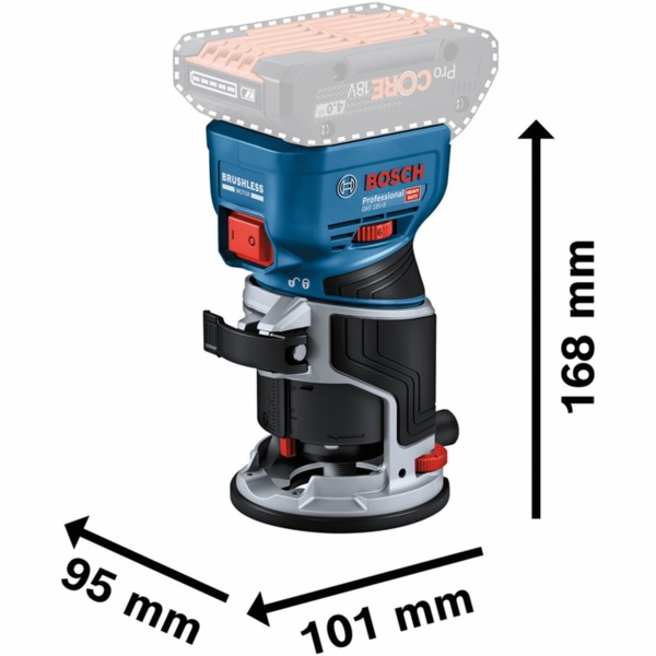 Bosch GKF 18V-8 aku frézka