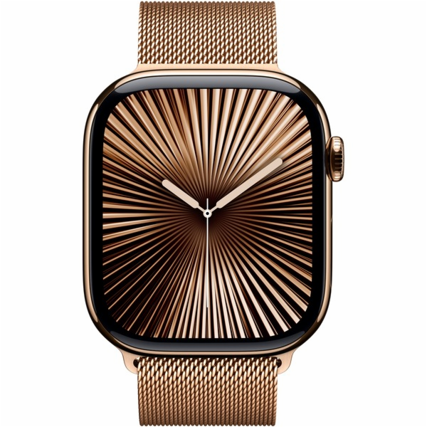 Apple Watch 10 46mm GPS+4G Titan Milanese Loop S/M Gold/Gold