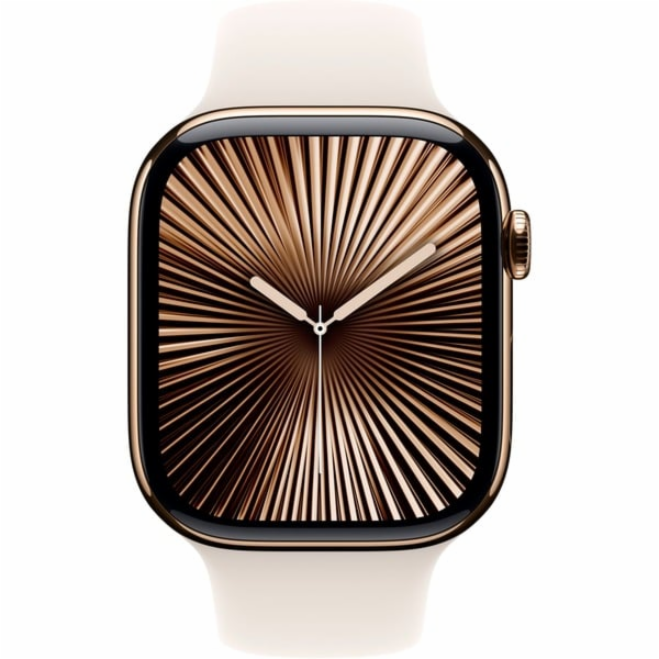 Apple Watch 10 46mm GPS+4G Titan Sport S/M Gold/Starlight