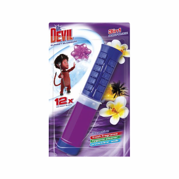 Dr. DEVIL 3v1 Sunset Blossom 12 x WC Point Block 75 ml