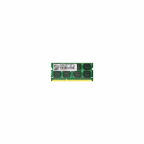 TRANSCEND SODIMM DDR3 4GB 1066MHz 2Rx8 CL7 JetRam™ Retail