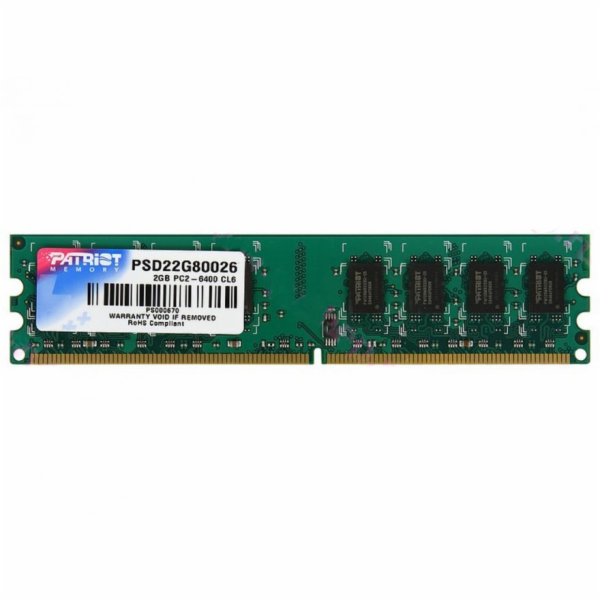 Patriot/DDR2/2GB/800MHz/CL6/1x2GB