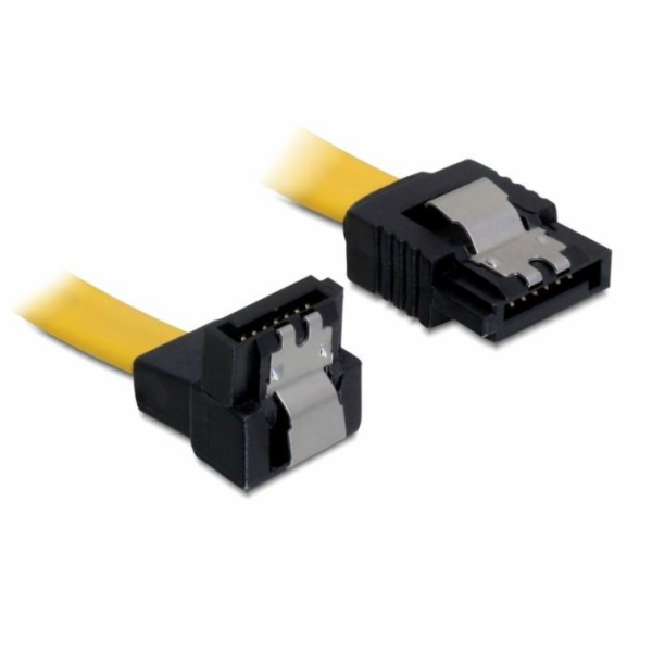 DeLOCK SATA kabel rovný > lomený