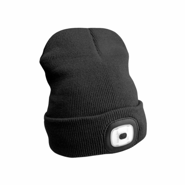 SIXTOL Čepice s čelovkou 180lm, nabíjecí, USB, univerzáln...