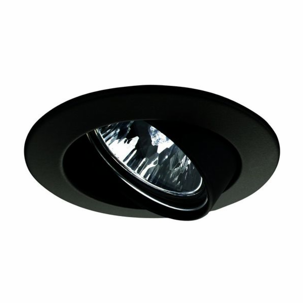 Paulmann Vestavěné, pohyblivé 51mm černé LED svítidlo 12V