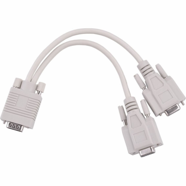 AV adaptér D-Sub (VGA) - D-Sub (VGA) šedý (jiný)