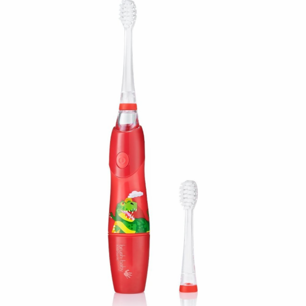 Kartáč-baby KIDZSONIC DINOSAUR Red