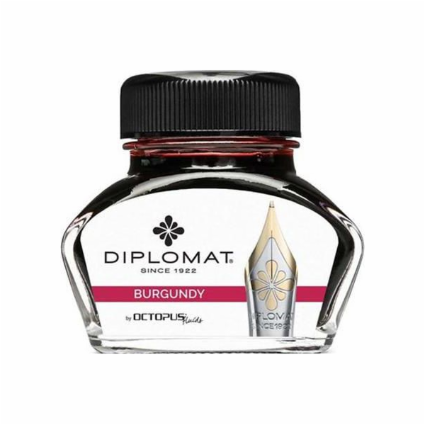 Diplomat inkoust Diplo Octopus sklenice 30 ml Bordeaux