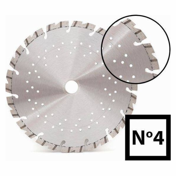 Univerzální diamantový kotouč Abraboro 350 x 25,4/10 N4, ...