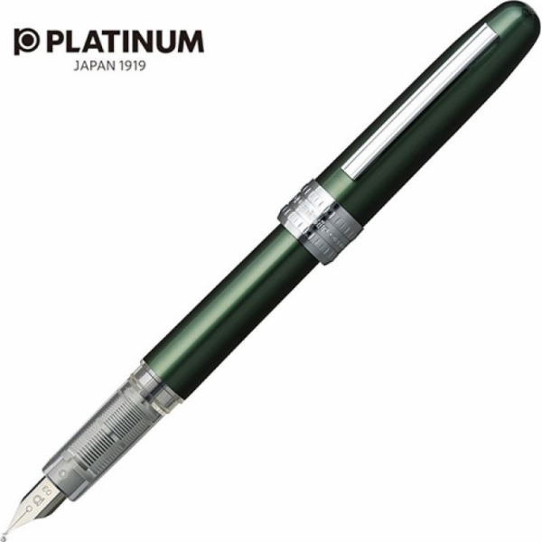 Platinum Plnicí pero Platinum Plaisir Green, F, zelené