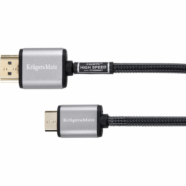 Kruger&Matz HDMI Mini - HDMI kabel 1,8 m černý (KM0325)