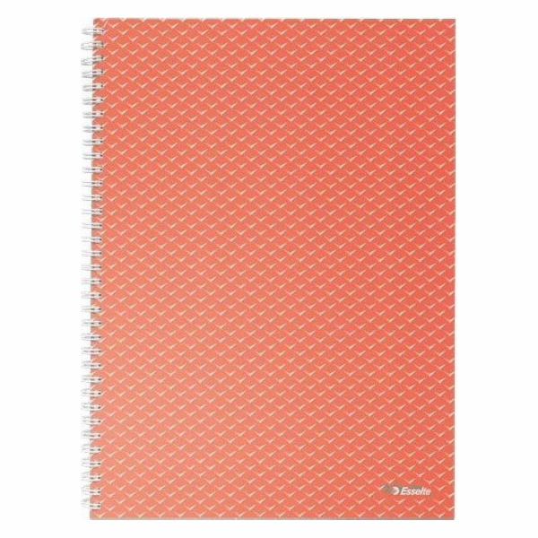 Zápisník Esselte Color'Breeze A4 čtverečkovaný korálový