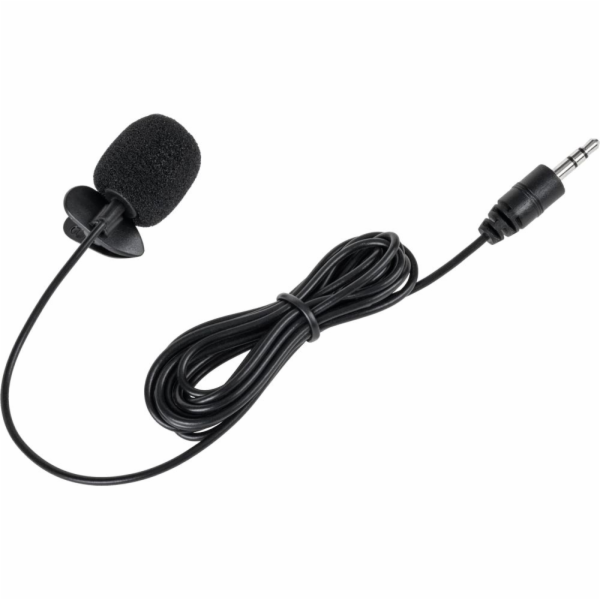 Mikrofon Azusa s klipem na 3,5mm 2m jack kabelu