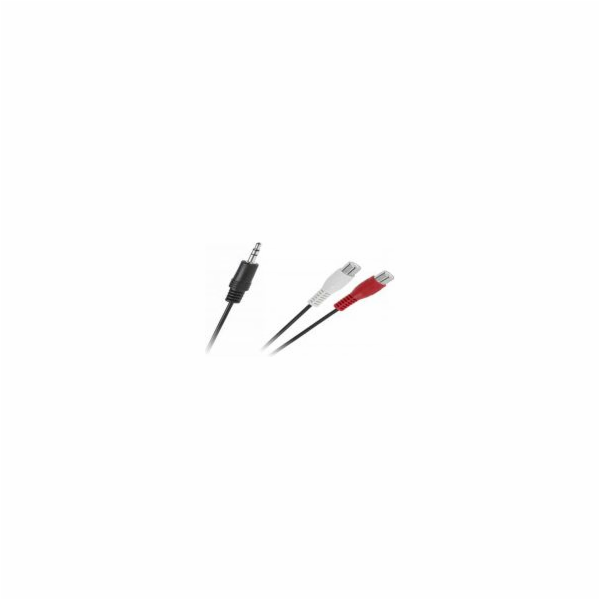 AV Leader Adaptér Jack 3,5 mm - RCA (Cinch) x2 černý (KPO...
