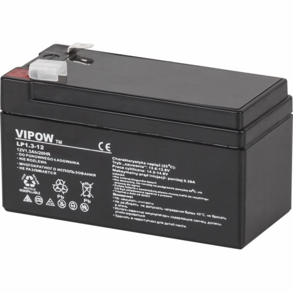 VIPow Baterie 12V/1,3Ah (BAT0213)