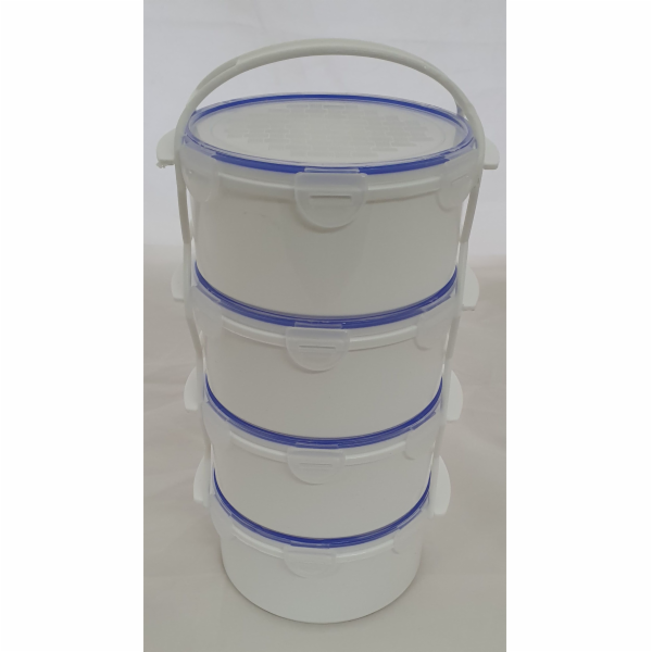 Jídlonosič Plast 4×1,5L FULL HERMETIK