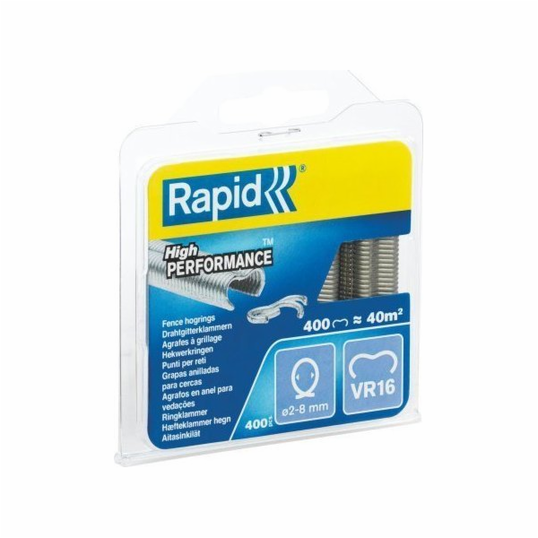 Sponky do plotu Rapid Rapid VR16 - 400 ks.