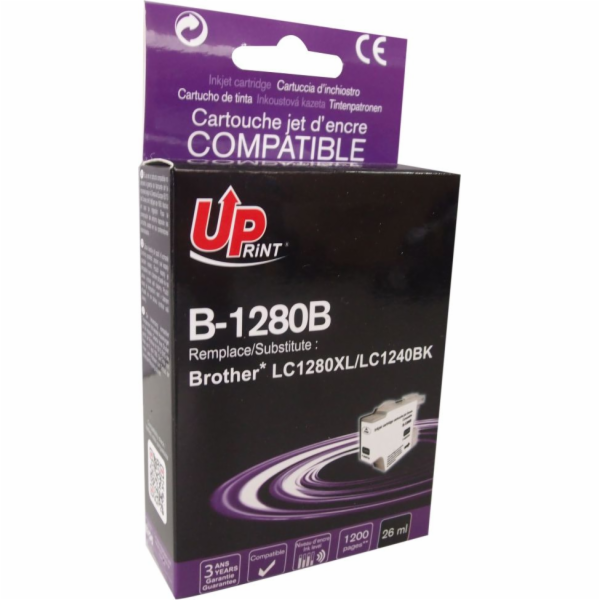 Inkoust UPrint B-1280B / LC-1280XLBK (černý)