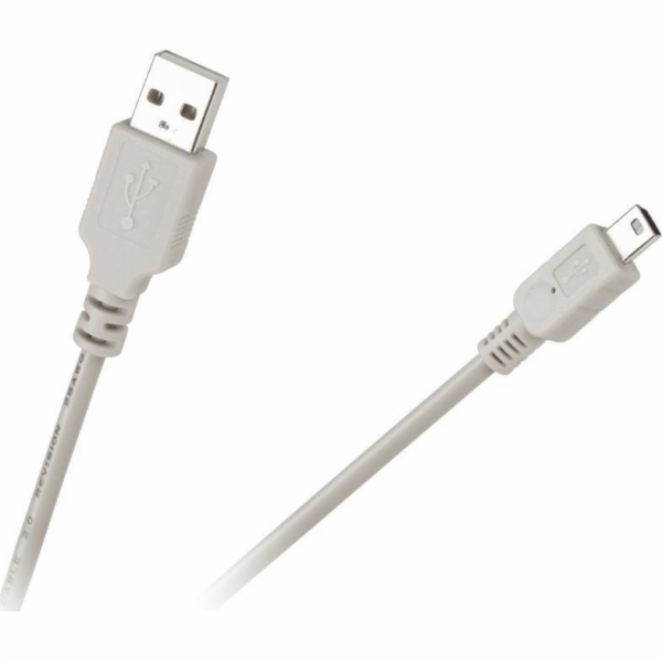 Cabletech USB-A - miniUSB USB kabel 1 m šedý (KPO3889-1)