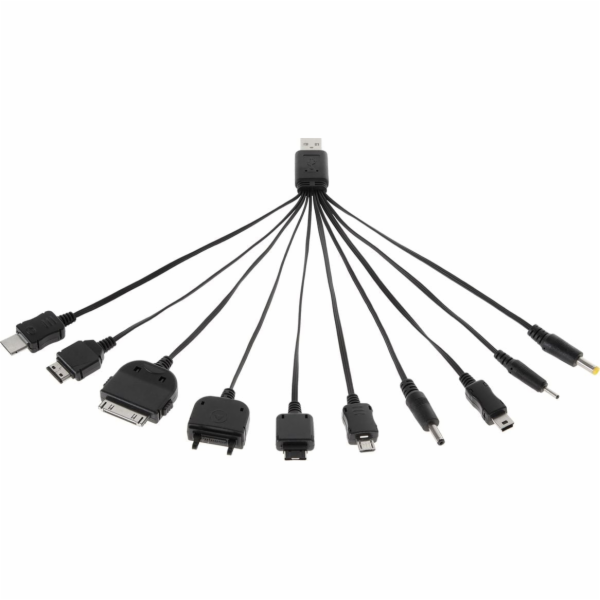 GSM univerzální USB nabíjecí kabel (10 typů)