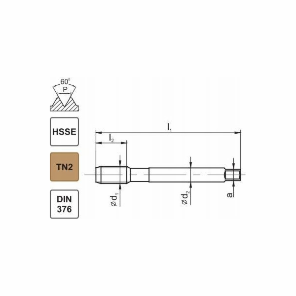 Fanar THREAD M 4 DIN-376B (6H) HSSE TN 800X