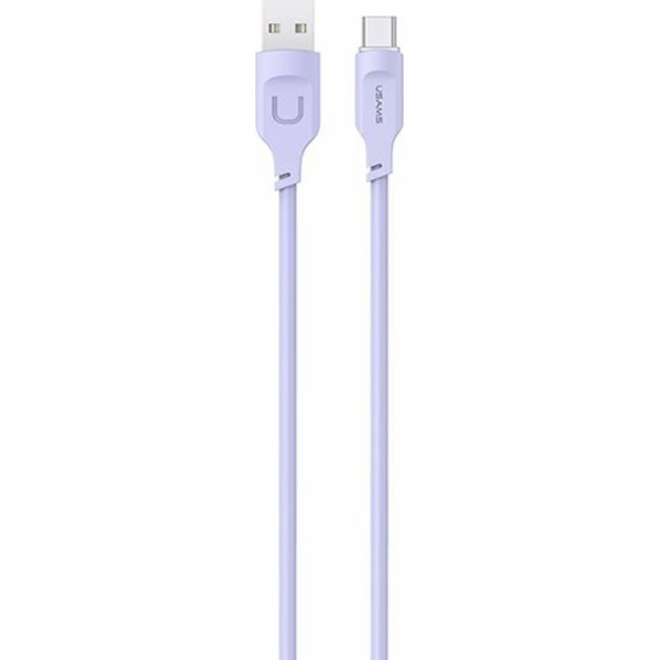 Usams USB-A - USB-C USB kabel 1,2 m fialový (není skladem)