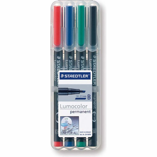 Staedtler STAEDTLER LUMOCOLOR B FILM 4ks - S314WP4