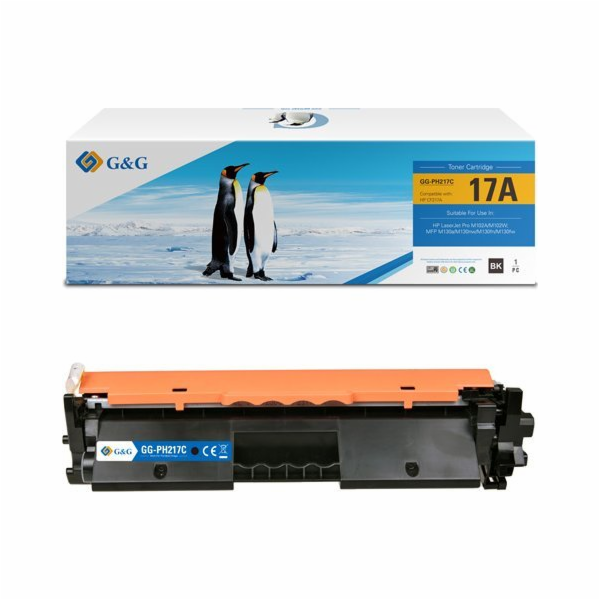 Výměna černé tonerové kazety G&G CF217A pro HP Laserjet P...