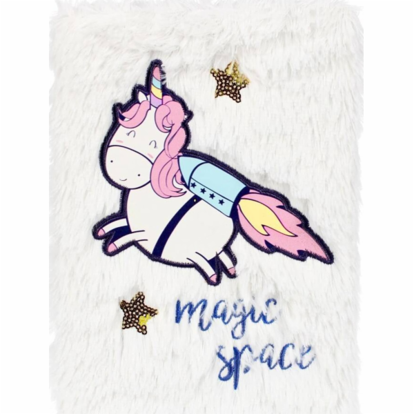 Starpak NOTES PLUSZ A5 UNICORN SPACE STK PB 6/36