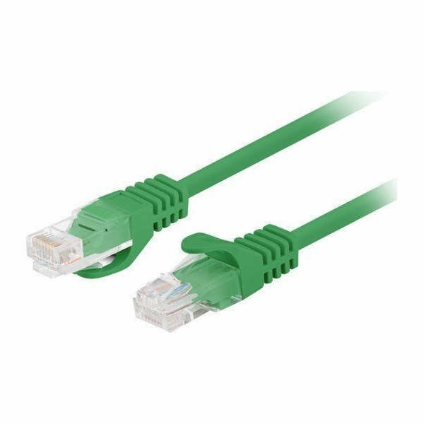Lanberg PATCHCORD CAT.6 UTP 0,5M GREEN FLUKE PASSED LANBE...