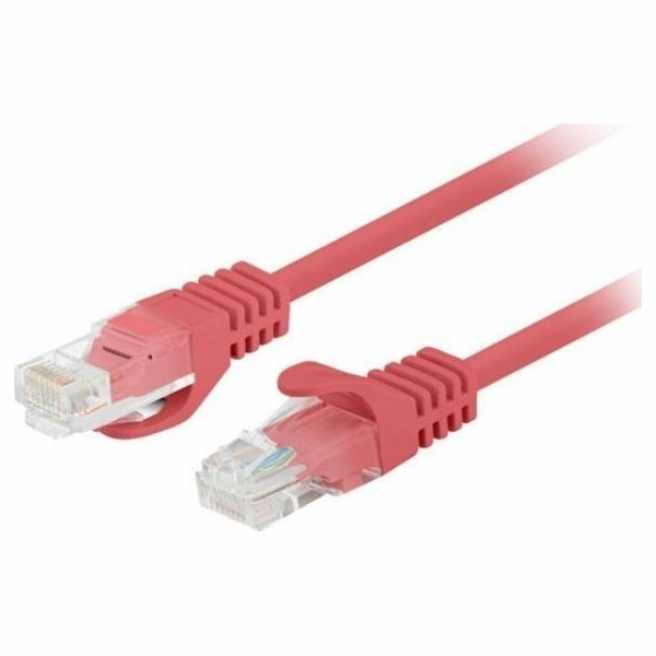 Lanberg PATCHCORD CAT.5E UTP 1M RED FLUKE PASSED LANBERG ...