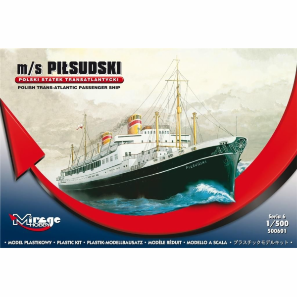 Mirage-Hobby 500601 m/s Pilsudski polská transatlantská loď