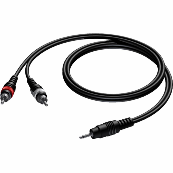 Procab Jack 3,5mm - RCA (Cinch) kabel x2 10m černý (CAB71...