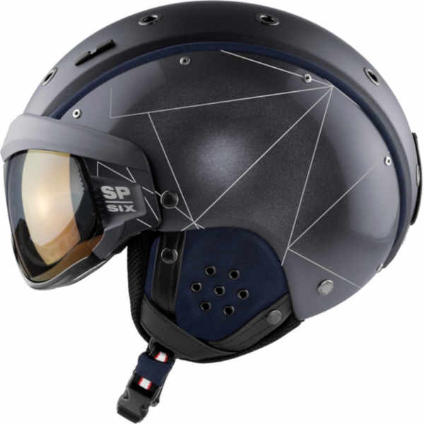 Casco  PŘILBA SP-6 LIMITED ČERNO-STŘÍBRNÁ M 54-58