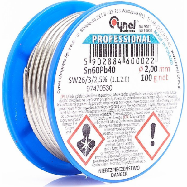 Mega Tin s kalafunou na pájení 2,0mm cívka 100g (60314)