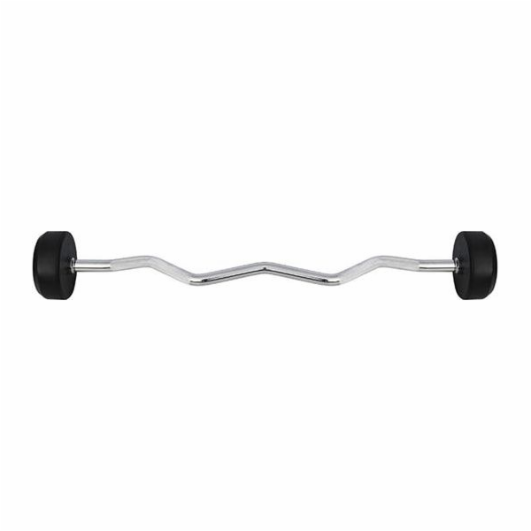 HMS GSL-35 Barbell/Gryf Permanentní zlomený pogumovaný 35...