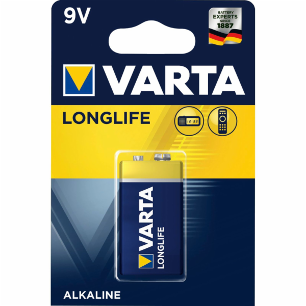 50x1 Varta Longlife Extra 9V- Block 6 LR 61   VPE Masterk...