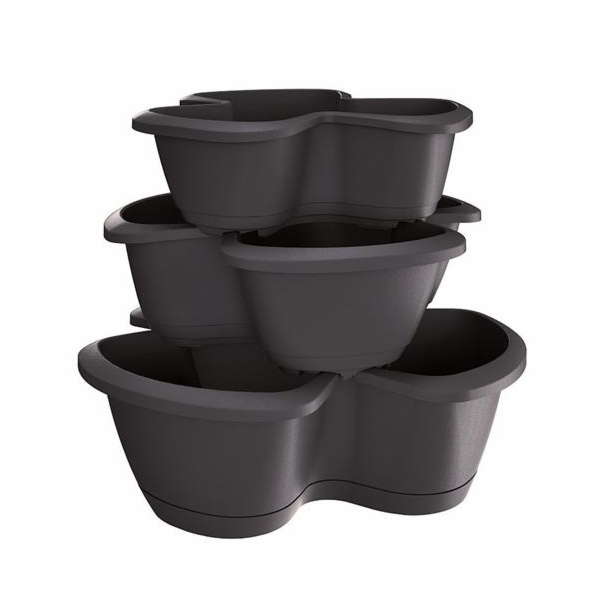 Prosperplast DRET123S-S433 Květináč na bylinky antracit 