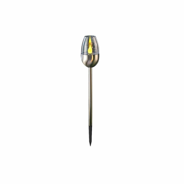 Lampa solární 28 cm nerez Strend Pro Solar Candle LED