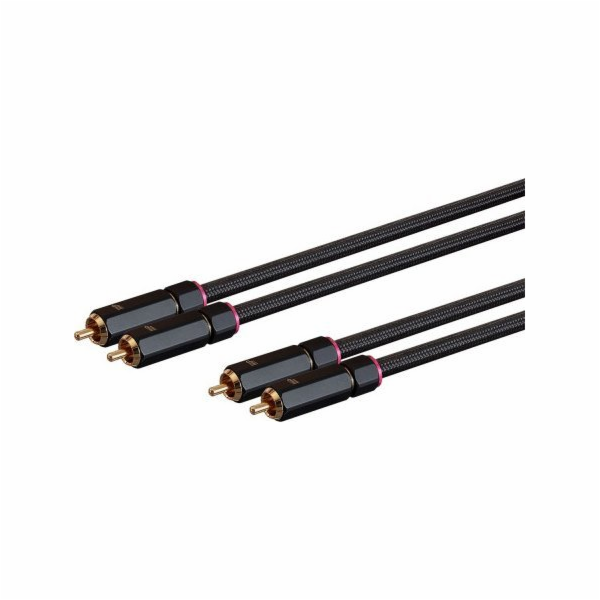 MONOPRICE Kabel Onix Series - Samec RCA x2 - 1,8m