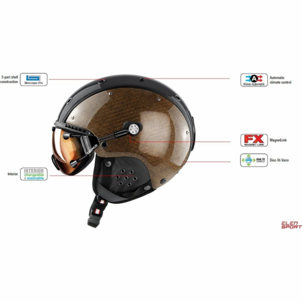 Casco  KASK SP-3 Limited FLAX hnědá L 58-62