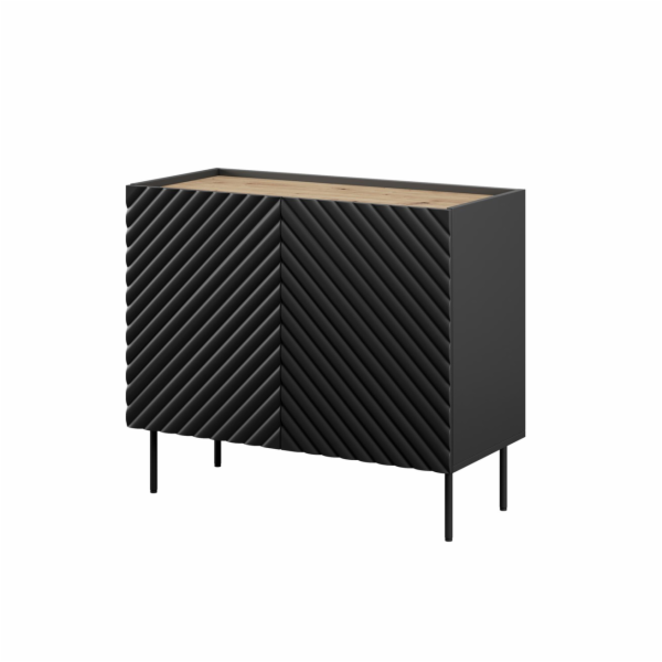 2D Komoda ONDA 98x45x85 černá
