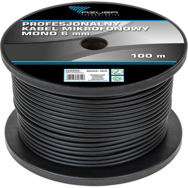 Kabelový kabel Azus Mono 6mm Professional